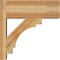 Ekena Millwork Merced Block Rough Sawn Outlooker, Western Red Cedar, 8"W x 20"D x 20"H OUT08X20X20MRC05RWR - alternate 2